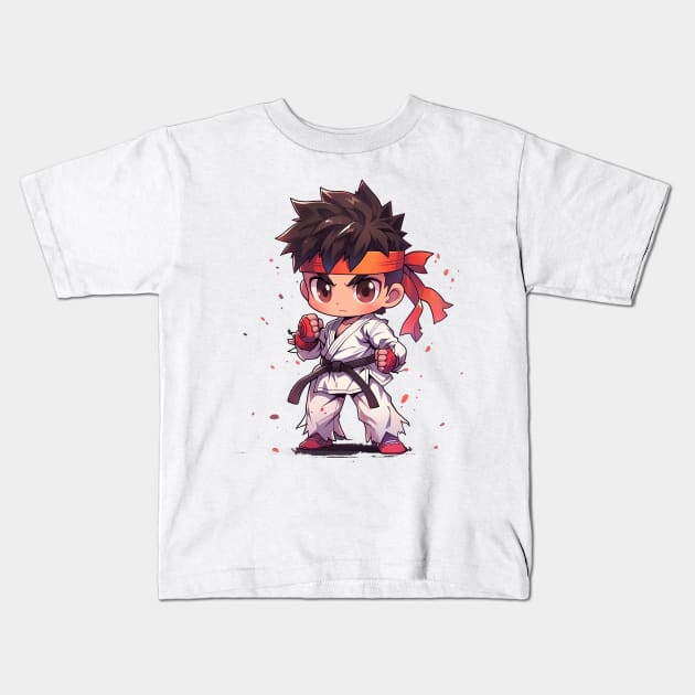 ryu Kids T-Shirt by skatermoment